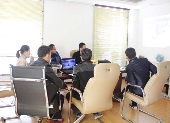 泰国客户来我公司考察棕榈油设备