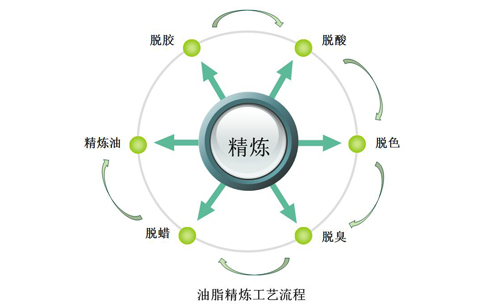 食用油精炼工艺流程