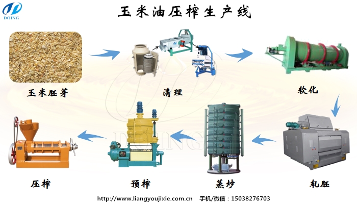 玉米油压榨生产线