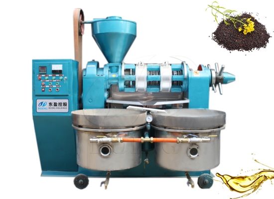小型自动温控真空过滤菜籽榨油一体机