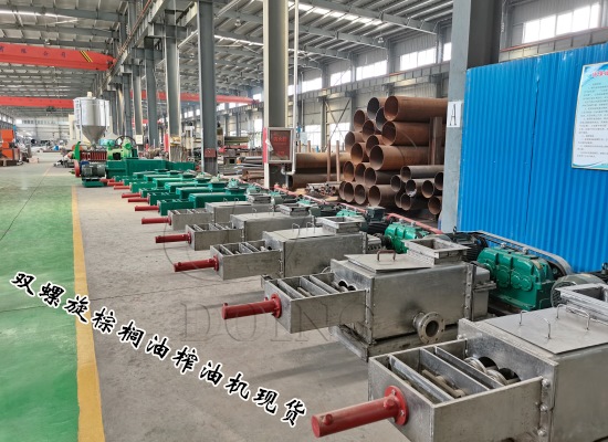 国瑞油脂双螺旋棕榈油榨油机现货直销，欲购从速