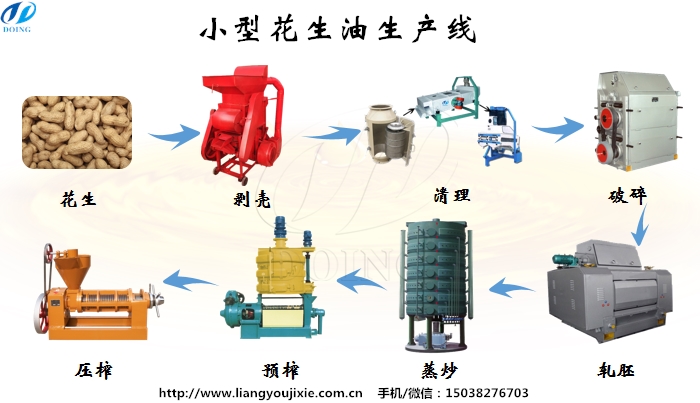 小型花生油生产线