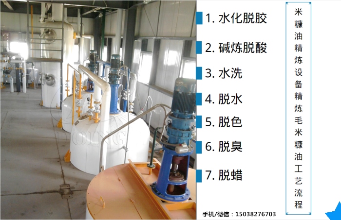 米糠油精炼流程