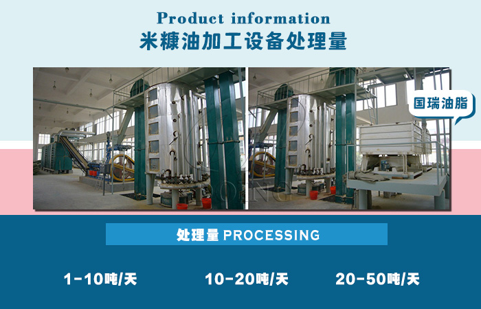 米糠油加工设备