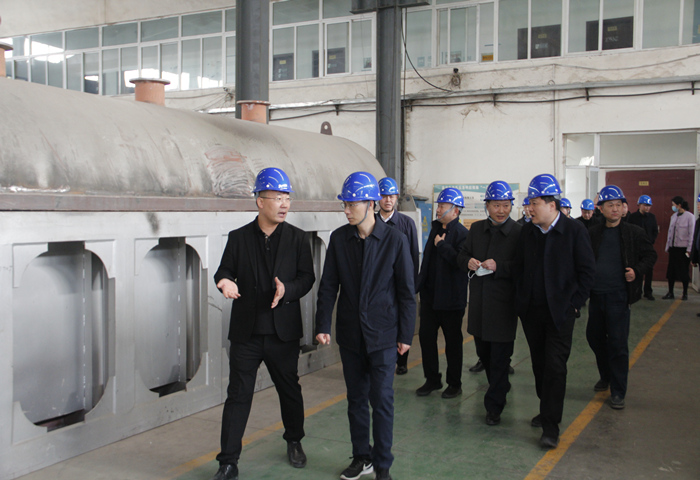 省工信厅考察调研焦作东盈