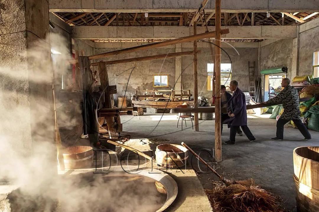 传统榨油工艺流程