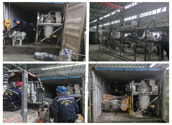 顺利启程,1吨/天棕榈仁油精炼设备发往尼日利亚!