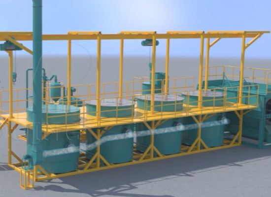 1吨/时免安装框架式棕榈油压榨产线