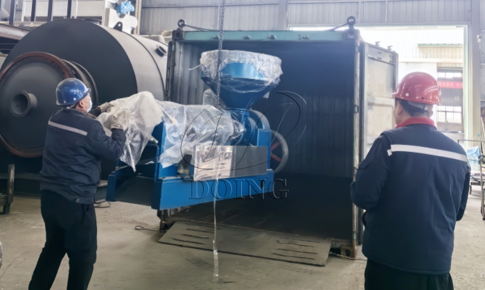 发往苏丹的花生榨油机