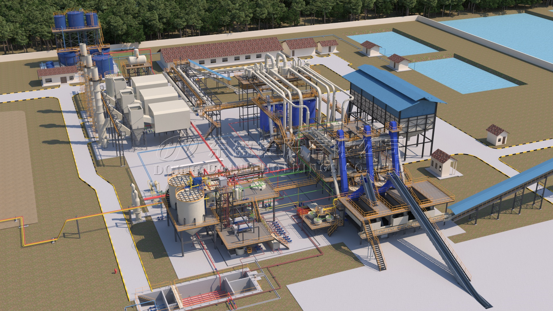 大型棕榈压榨设备