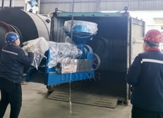 国瑞油脂20吨花生油压榨生产线设备生产完成，发往苏丹项目现场！