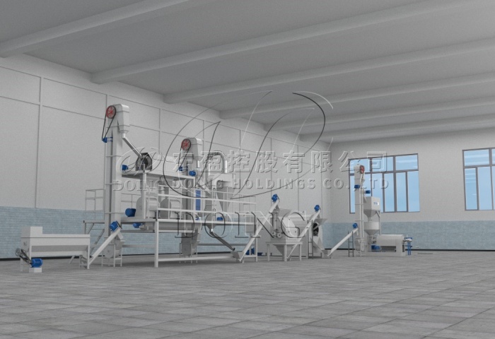 棕榈仁油生产线