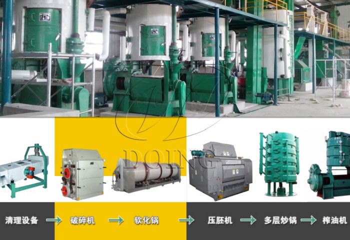 大豆油压榨生产线