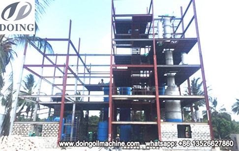 肯尼亚100吨棕榈油精炼分提项目成功安装并运行