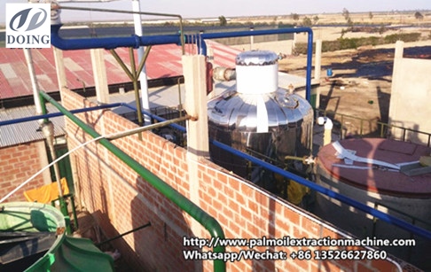 秘鲁20吨橄榄油精炼设备成功安装并运行