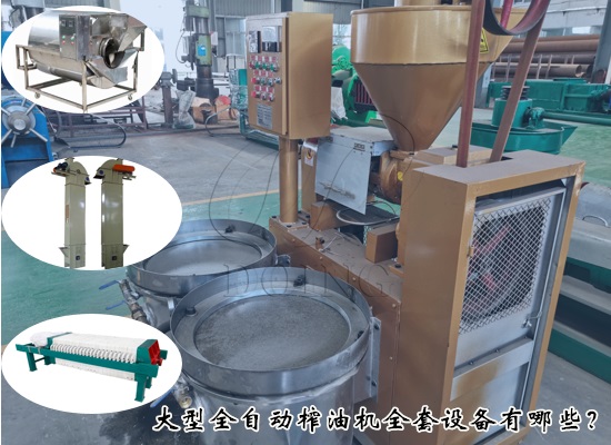 大型全自动榨油机全套设备有哪些？