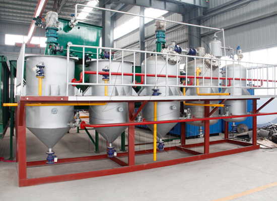 小型食用油精炼设备及原理