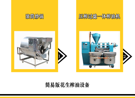 小型花生油榨油设备多少钱一台？