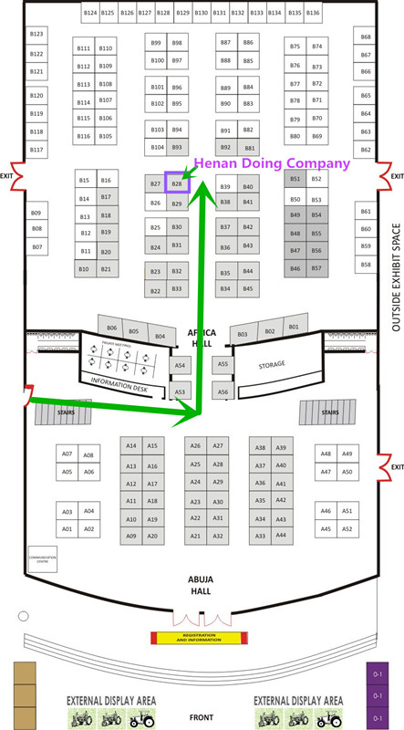 2017尼日利亚阿布贾国际棕榈农业展 河南国瑞公司展位