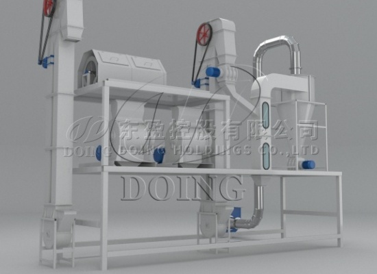 大型棕榈仁油压榨生产线：棕榈仁油生产设备清单